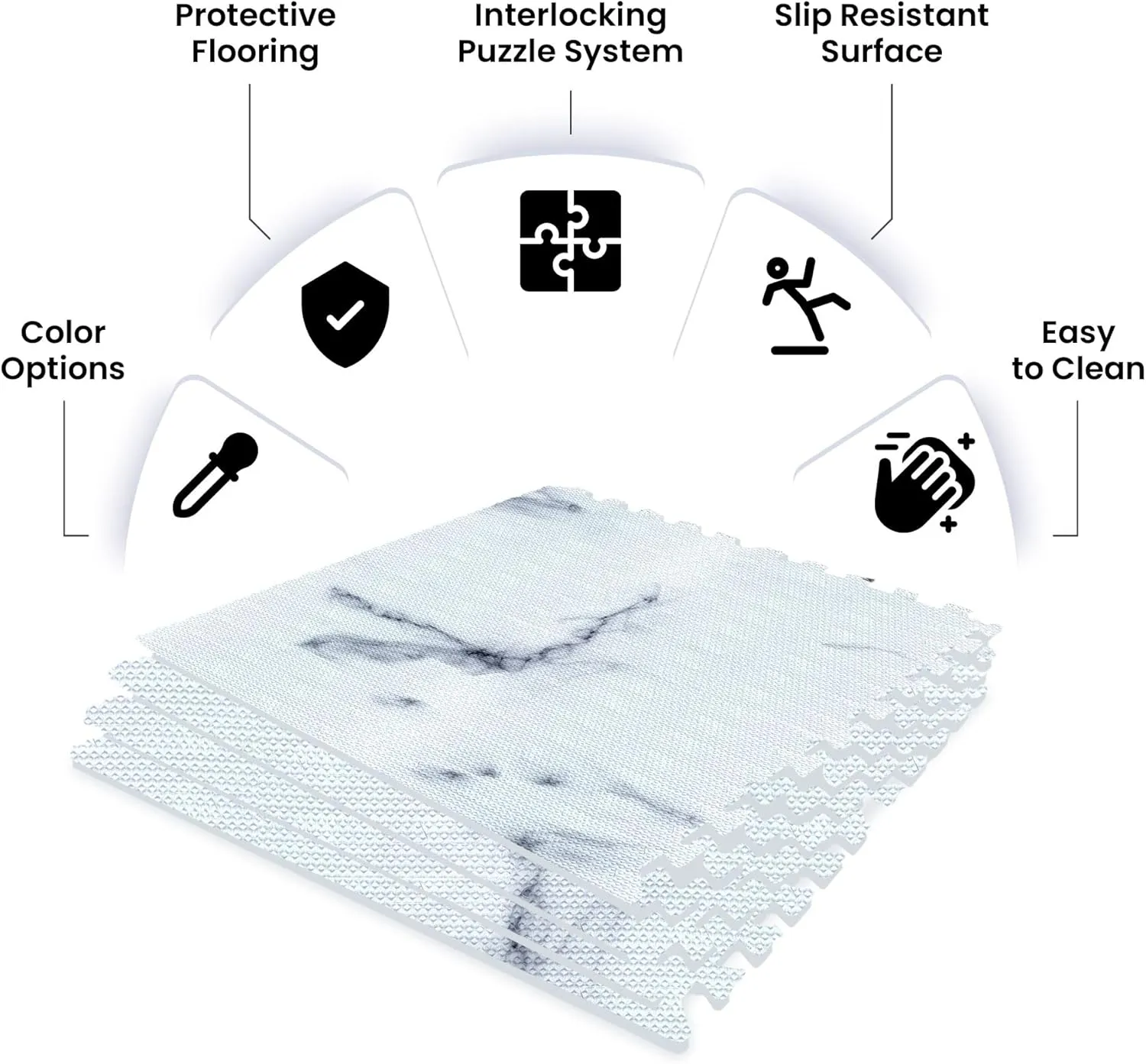 SG Traders™ 1.2cm Premium Eva Foam Mats for Gym