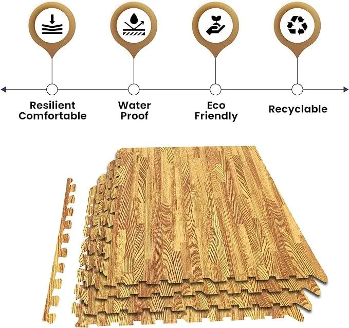 SG Traders™ 1.2cm Premium Eva Foam Mats for Gym