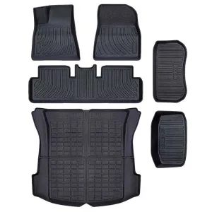 TAPTES All Weather Floor Mats for Tesla Model 3 2023 2022 2021, Sales Just for USA Only