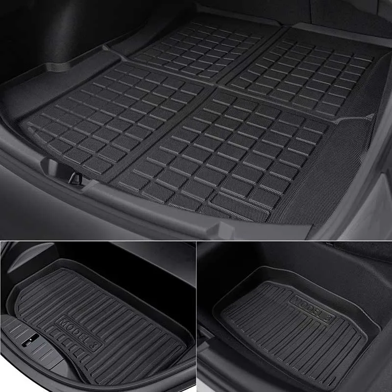 TAPTES All Weather Floor Mats for Tesla Model 3 2023 2022 2021, Sales Just for USA Only