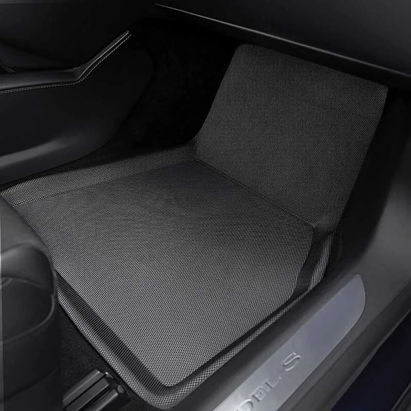 TAPTES Floor Mats for Tesla Model S 2015-2023 2024, Premium All Weather Waterproof Floor Liners