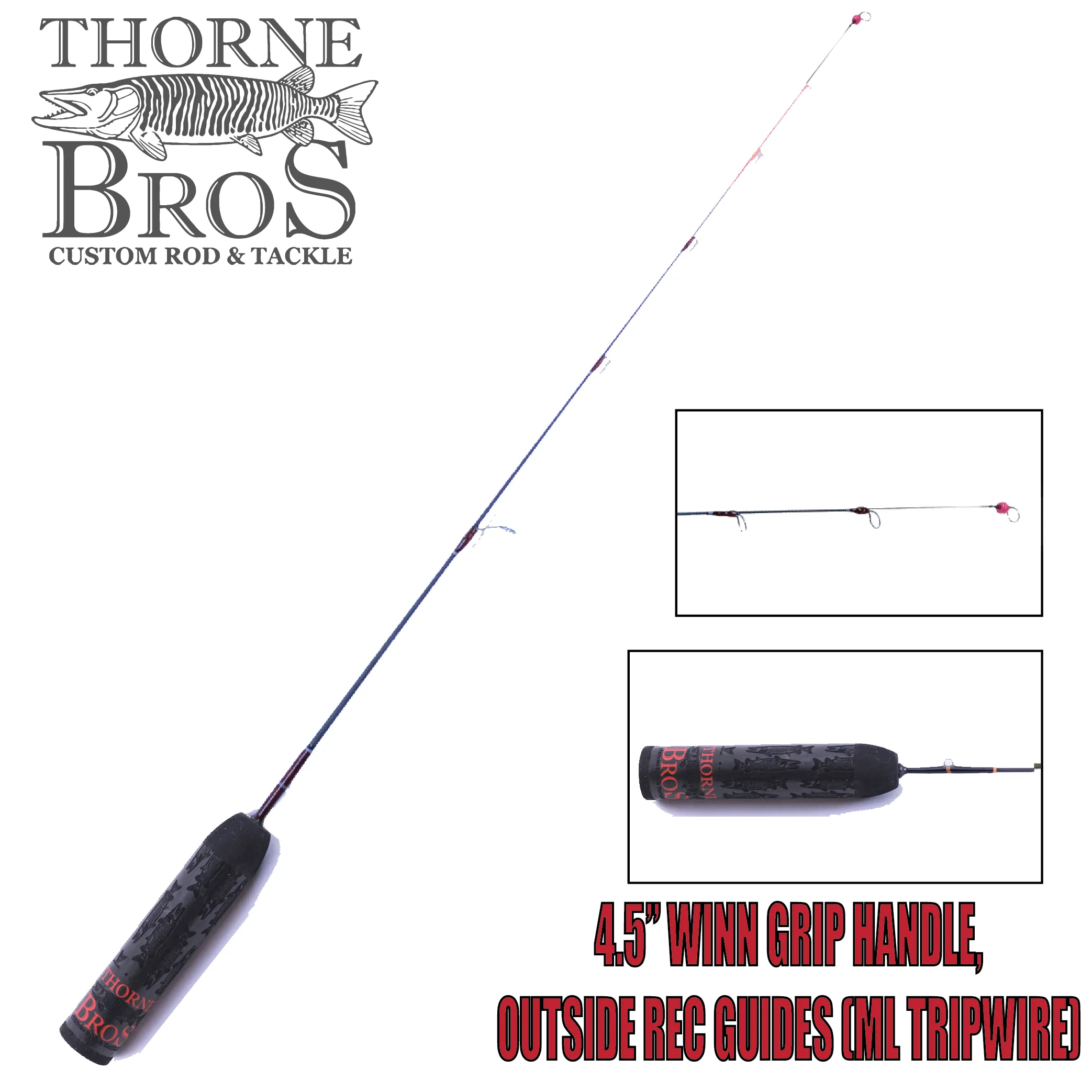 Thorne Brothers Custom Ice Rod -  Tripwire Options