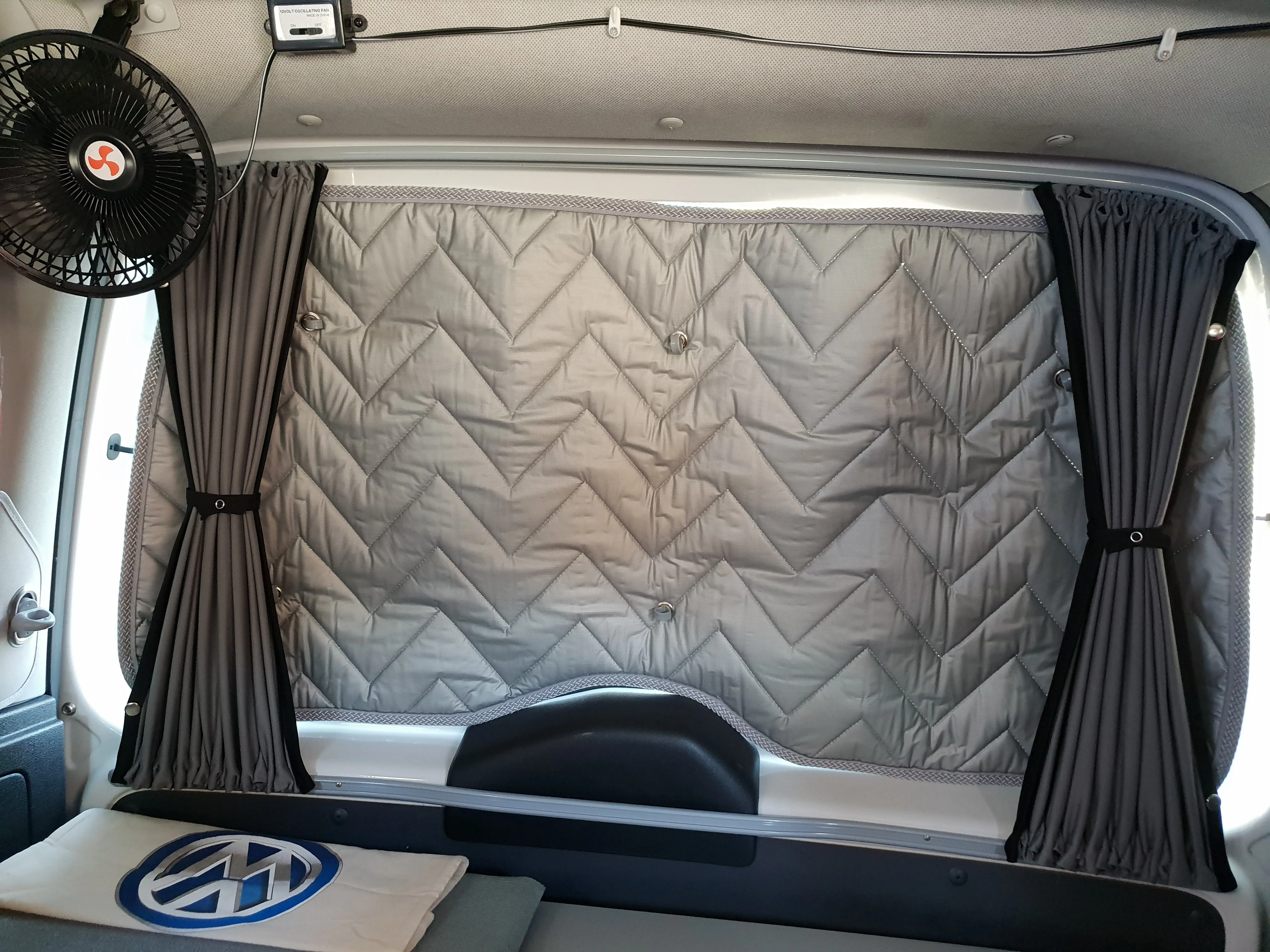 VW Caddy Window ThermoMats - Side Sliding Doors   Tailgate - 3pc